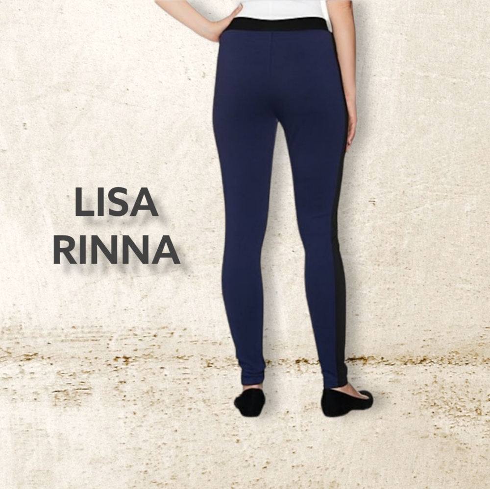 Lisa Rinna  Navy Pants/Leggings XLP - Picture 2 of 6